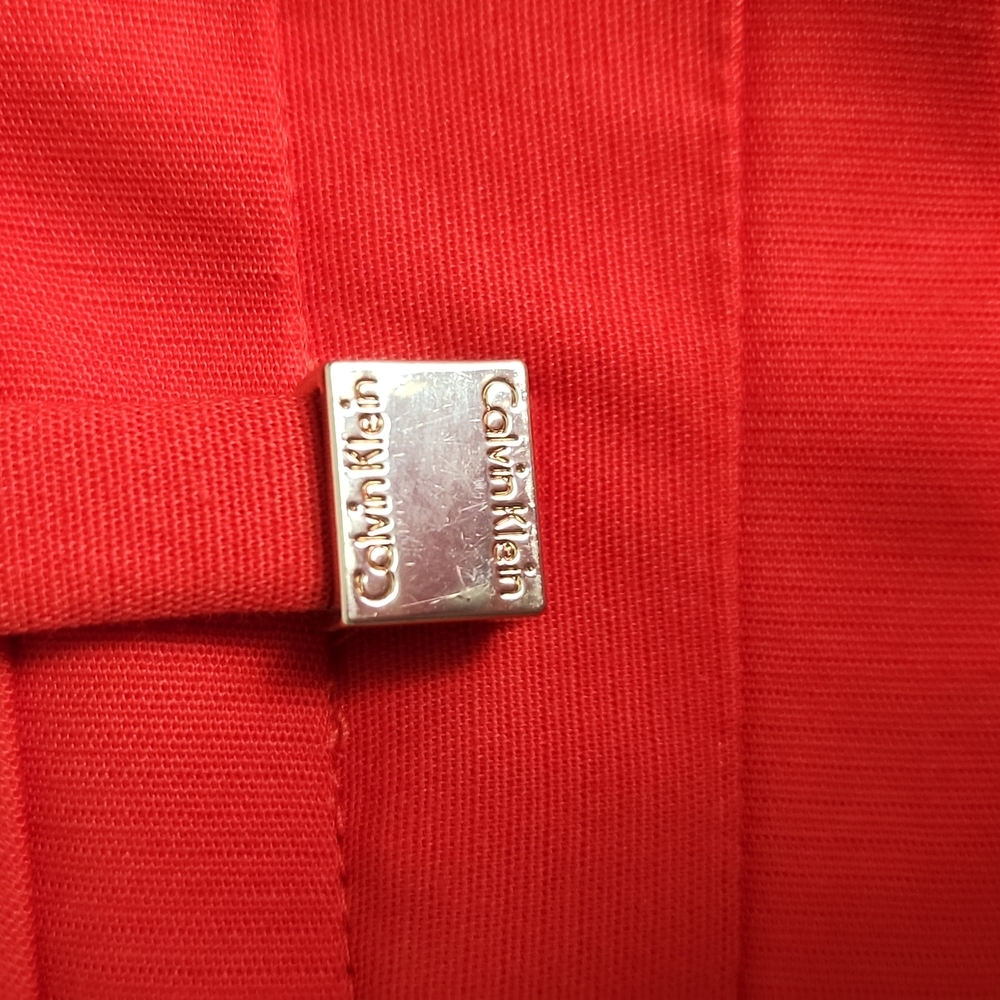 Calvin Klein Red Ankle Pants - Picture 5 of 13